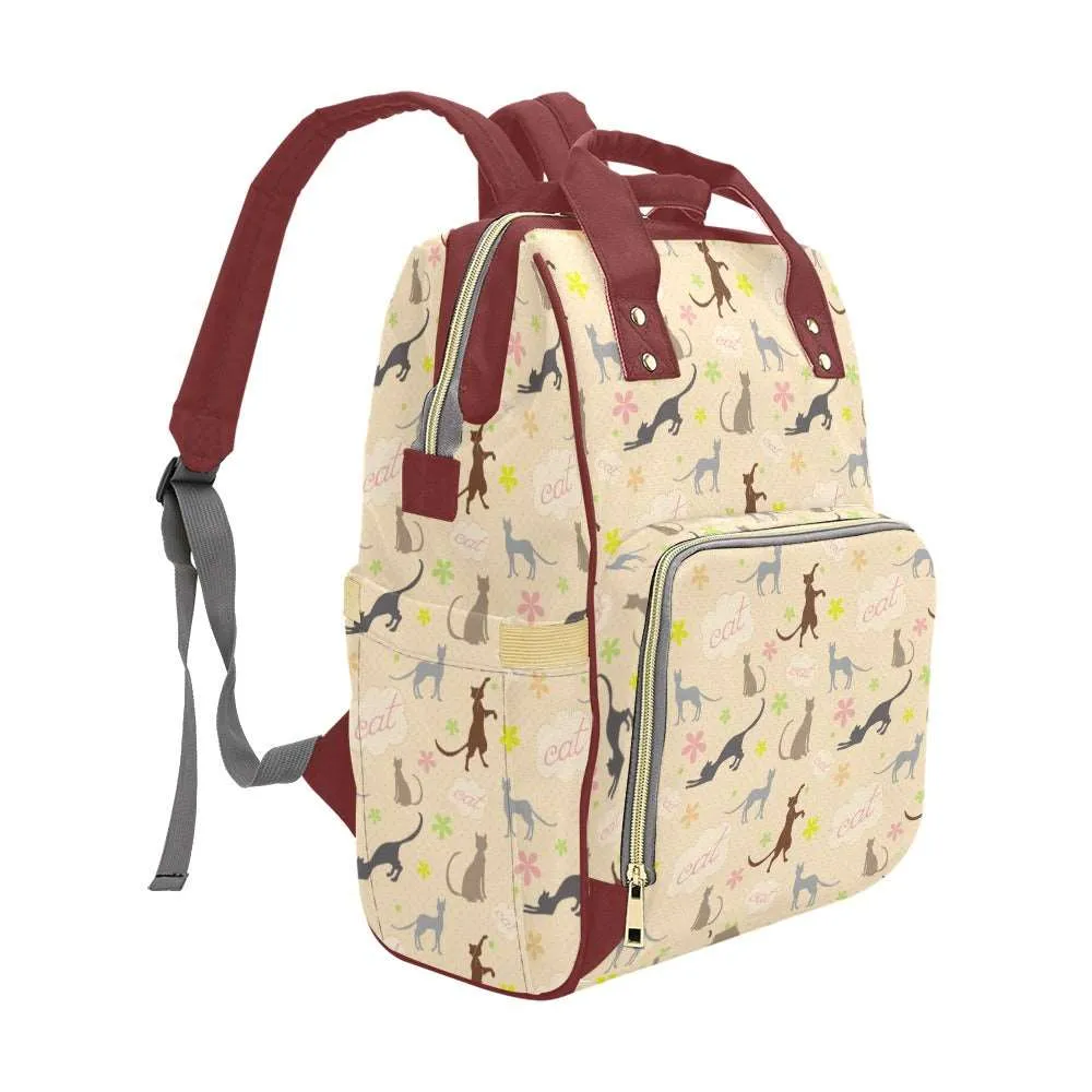 Catty Multifunctional Diaper Backpack Bag