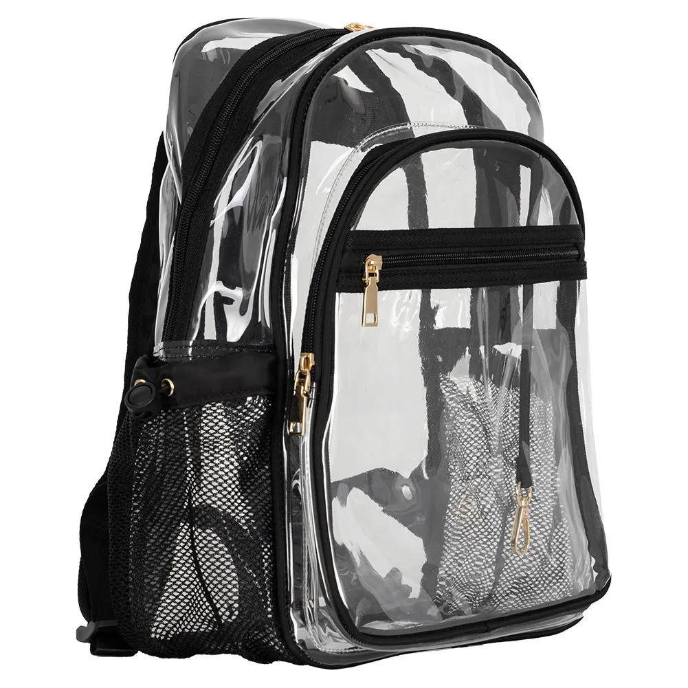 Clear Backpack Black