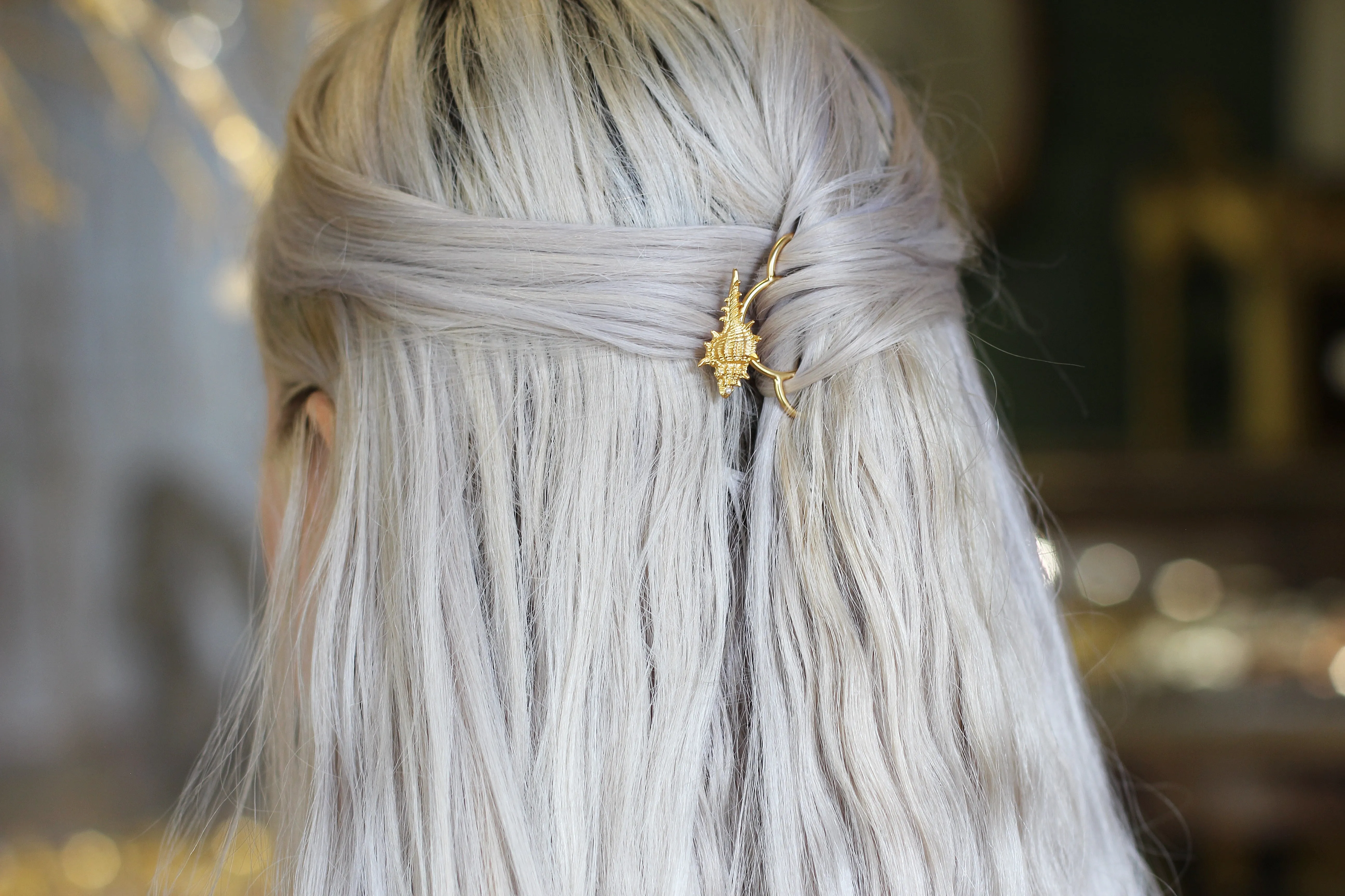 Conch Seashell Hair Pin