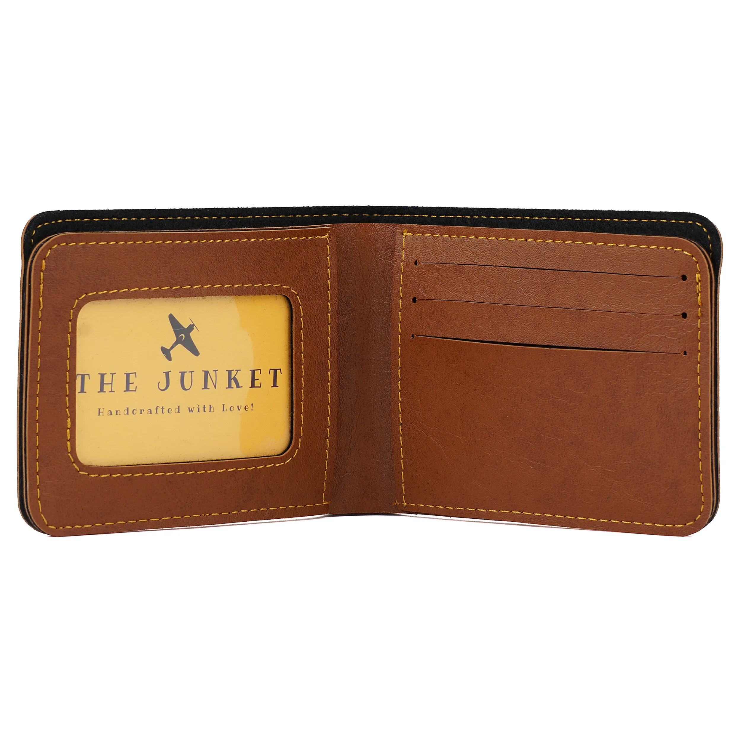 Customized Tan Wallet For Men with Free Charm