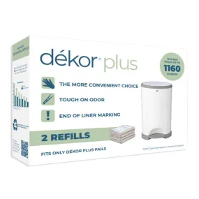 Dekor - Refill Pack for Dekor Plus Diaper Pails (2 Pack)