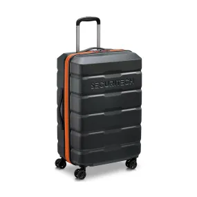 Delsey Paris Securitech® Citadel DY40058 66cm 4 Double Wheels Trolley Case - Black