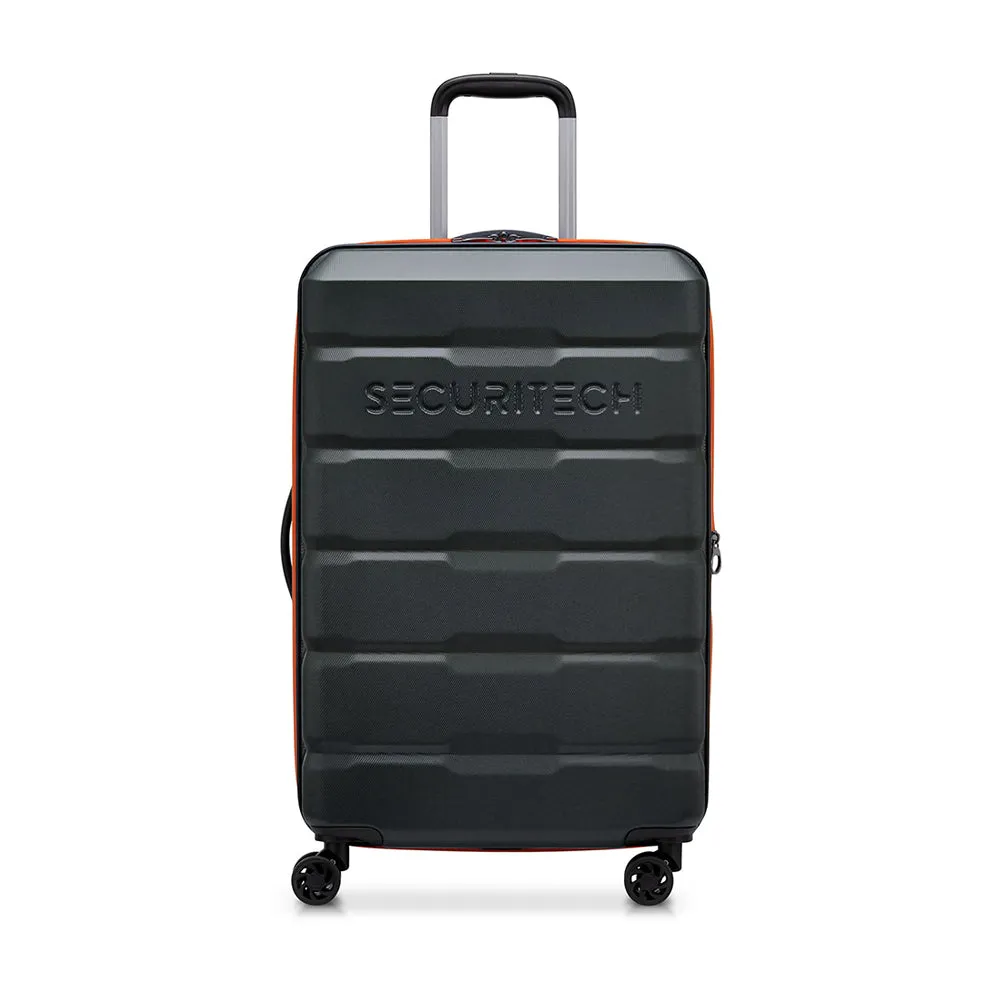 Delsey Paris Securitech® Citadel DY40058 66cm 4 Double Wheels Trolley Case - Black