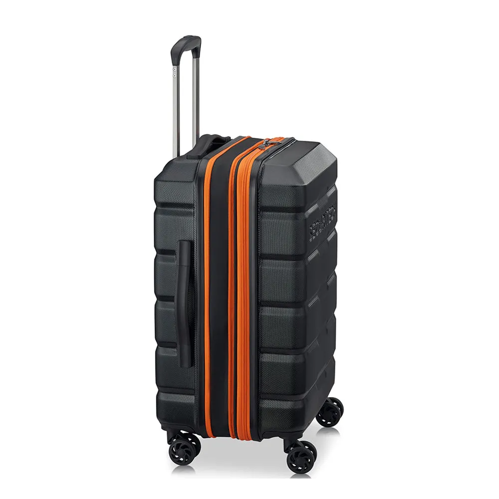 Delsey Paris Securitech® Citadel DY40058 76cm 4 Double Wheels Trolley Case - Black