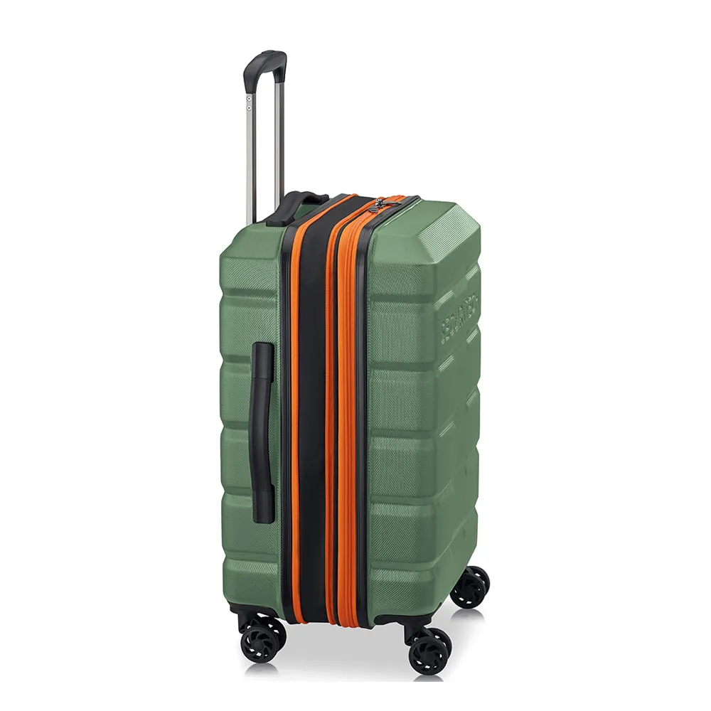 Delsey Paris Securitech® Citadel DY40058 76cm 4 Double Wheels Trolley Case - Green