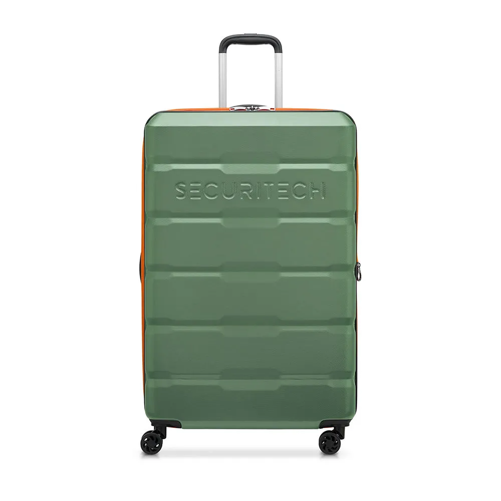 Delsey Paris Securitech® Citadel DY40058 76cm 4 Double Wheels Trolley Case - Green