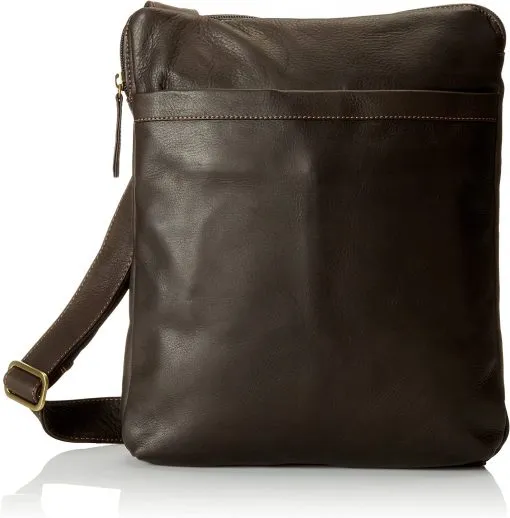 Derek Alexander Leather DERBY -Top Zip Unisex Messenger Bag