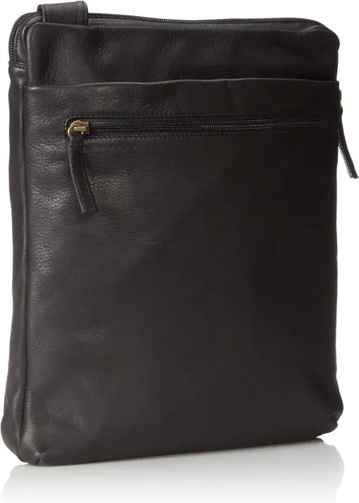 Derek Alexander Leather DERBY -Top Zip Unisex Messenger Bag