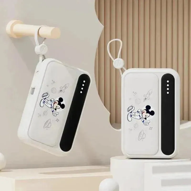 Disney Fast-Charging Power Bank With Built-in Data Cable