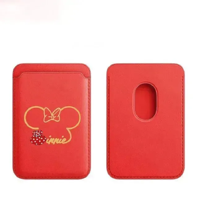 Disney MagSafe Leather Card Magnetic Wallet Case