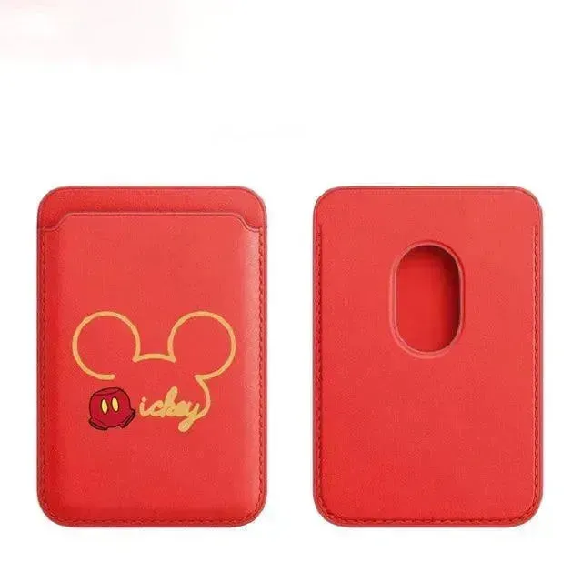 Disney MagSafe Leather Card Magnetic Wallet Case