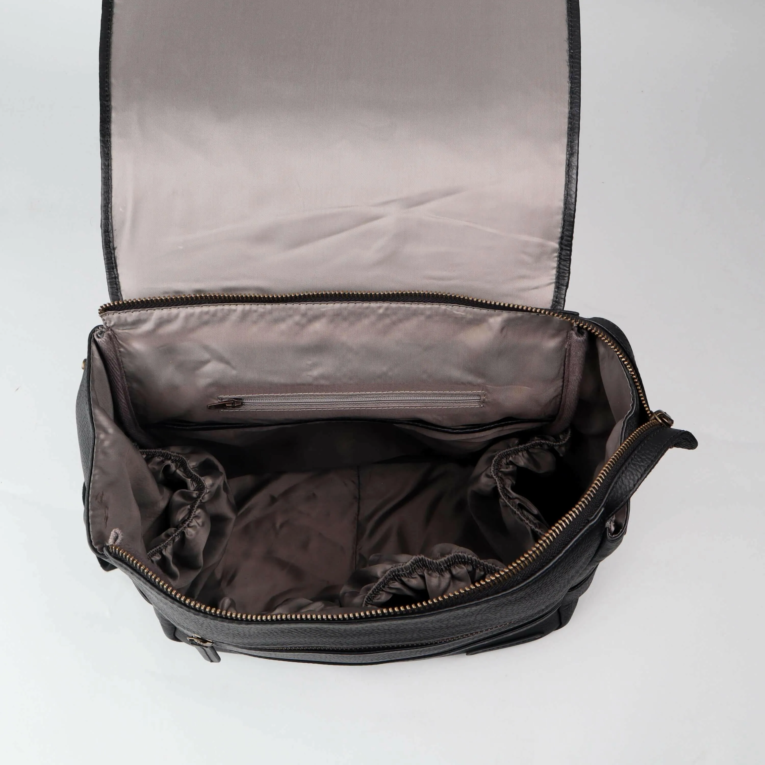 Donna Weaved Leather Diaper Bag