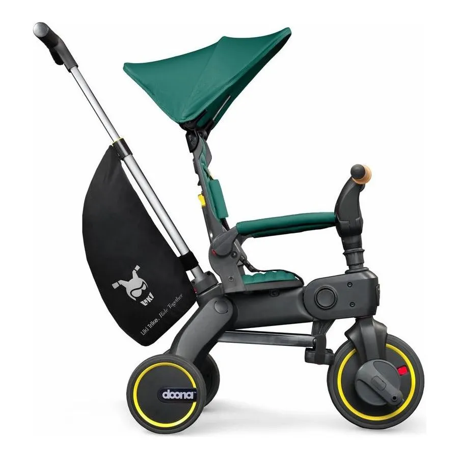 Doona Liki Trike S5 - Nitro Black / Racing Green / Ocean (New)