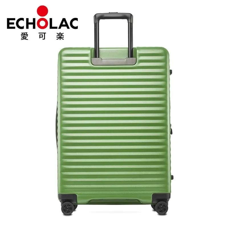 Echolac Celestra 20" 4 Double Wheel Cabin Luggage Trolley Green - PC183 Green 20