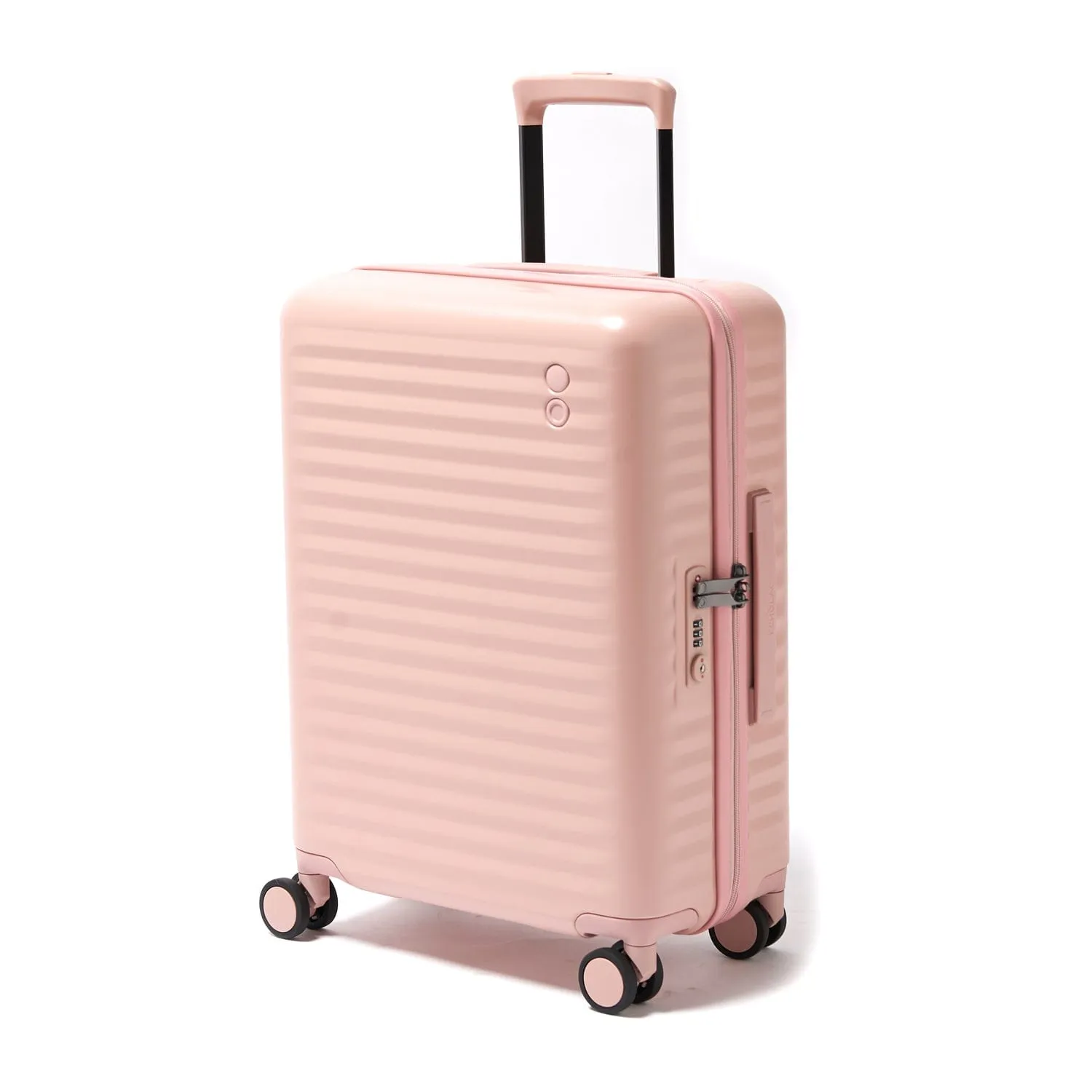 Echolac Celestra 54.5cm Hardcase Non-Expandable 4 Double Wheel Cabin Luggage Trolley Pink - PC183 20 WOE Pink