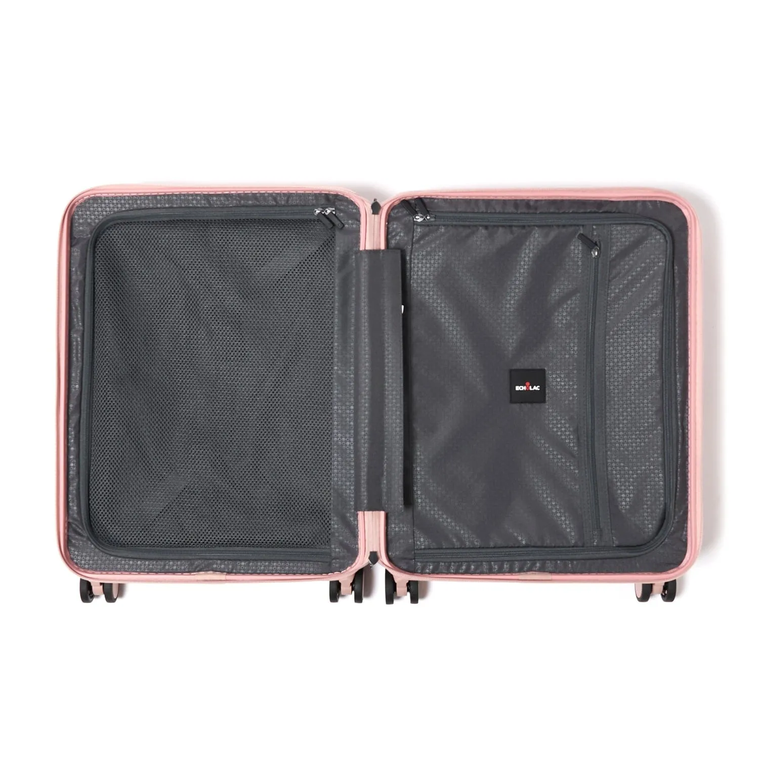 Echolac Celestra 54.5cm Hardcase Non-Expandable 4 Double Wheel Cabin Luggage Trolley Pink - PC183 20 WOE Pink