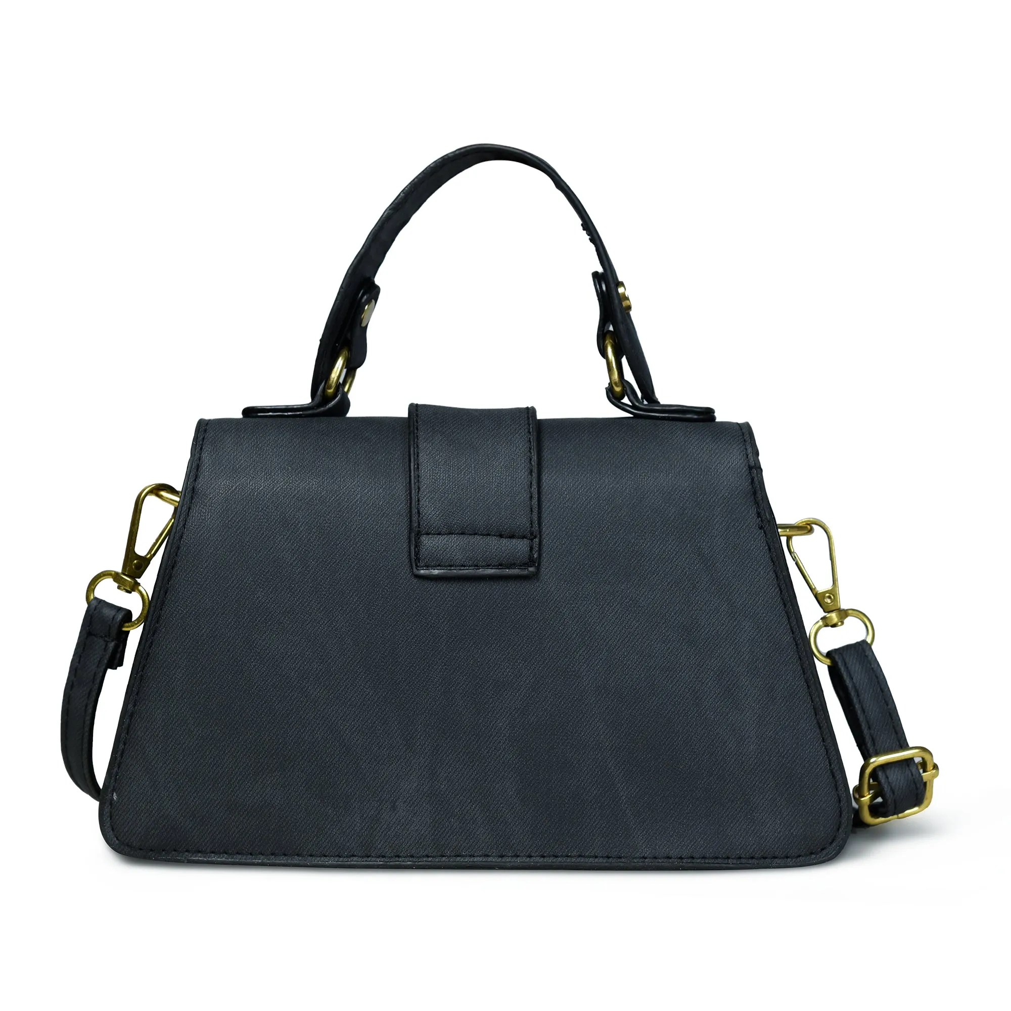 Elegant Design: Pelle Luxure Women's PU Sling Bag in Grey, Brown, and Khaki