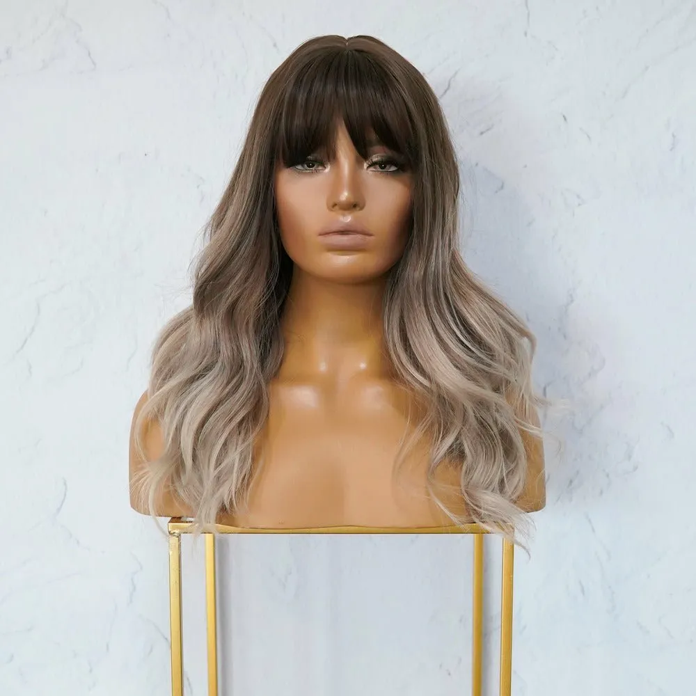 ERIN Brown Ombre Fringe Wig