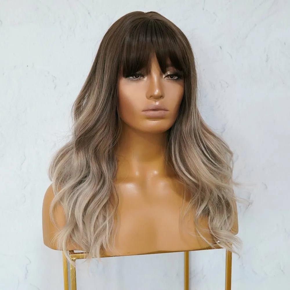 ERIN Brown Ombre Fringe Wig