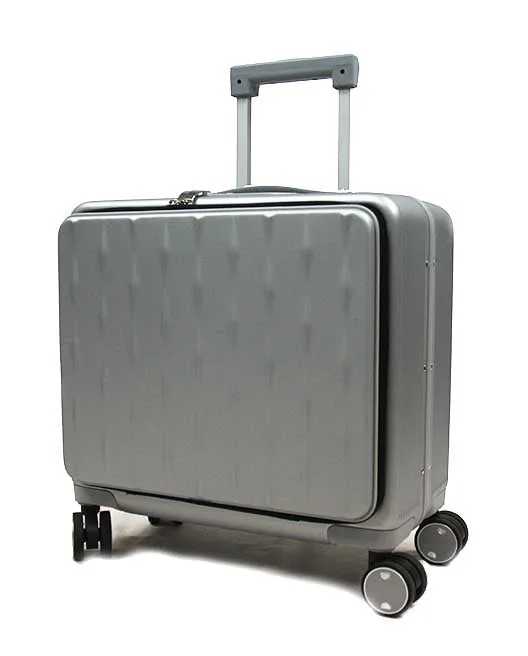 Executive Cabin Size Polycarbonate Laptop Trolley Case with 8 Spinner Wheels TSA Lock