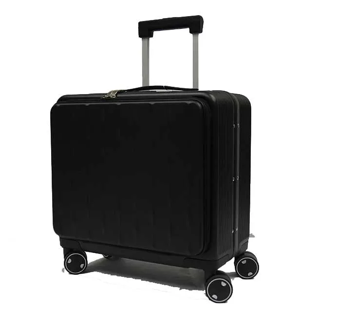 Executive Cabin Size Polycarbonate Laptop Trolley Case with 8 Spinner Wheels TSA Lock