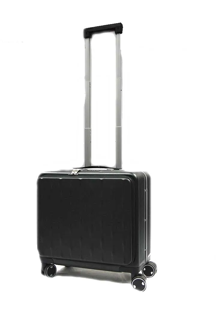 Executive Cabin Size Polycarbonate Laptop Trolley Case with 8 Spinner Wheels TSA Lock