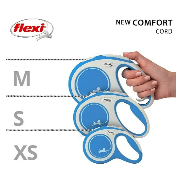 Flexi New Comfort Retractable Dog Cord Leash