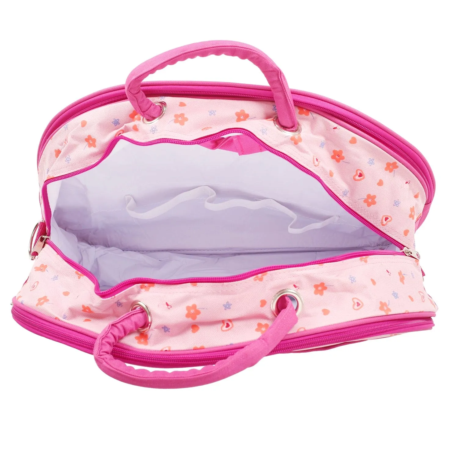 Floral Pink Diaper Bag