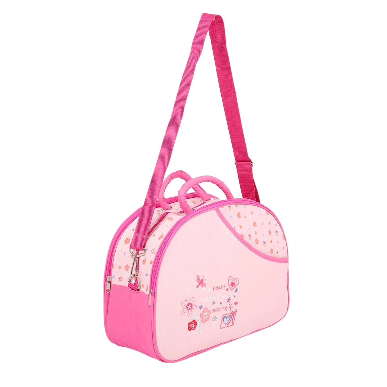 Floral Pink Diaper Bag