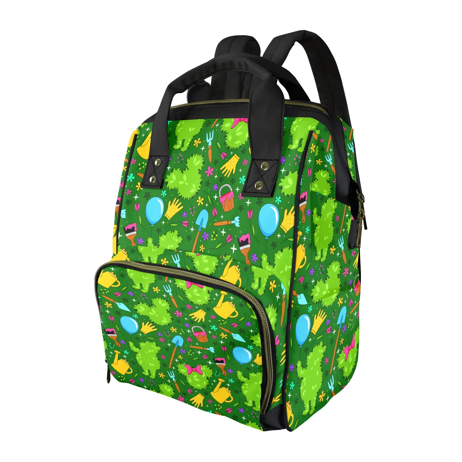 Flower And Garden Multi-Function Diaper Bag