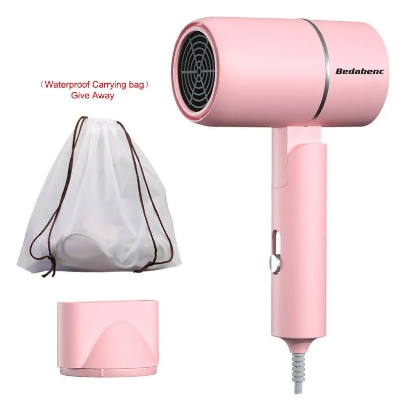 Folding Hairdryer 220V-240V 750W With Carrying Bag Hot Air Anion Hair Care For Home MIni Travel Hair Dryer Blow Drier Portable