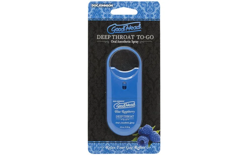 GoodHead To-Go Deep Throat Spray Blue Raspberry 9ml