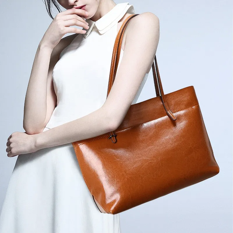 Handbag Women Genuine Leather Real leather Handbags