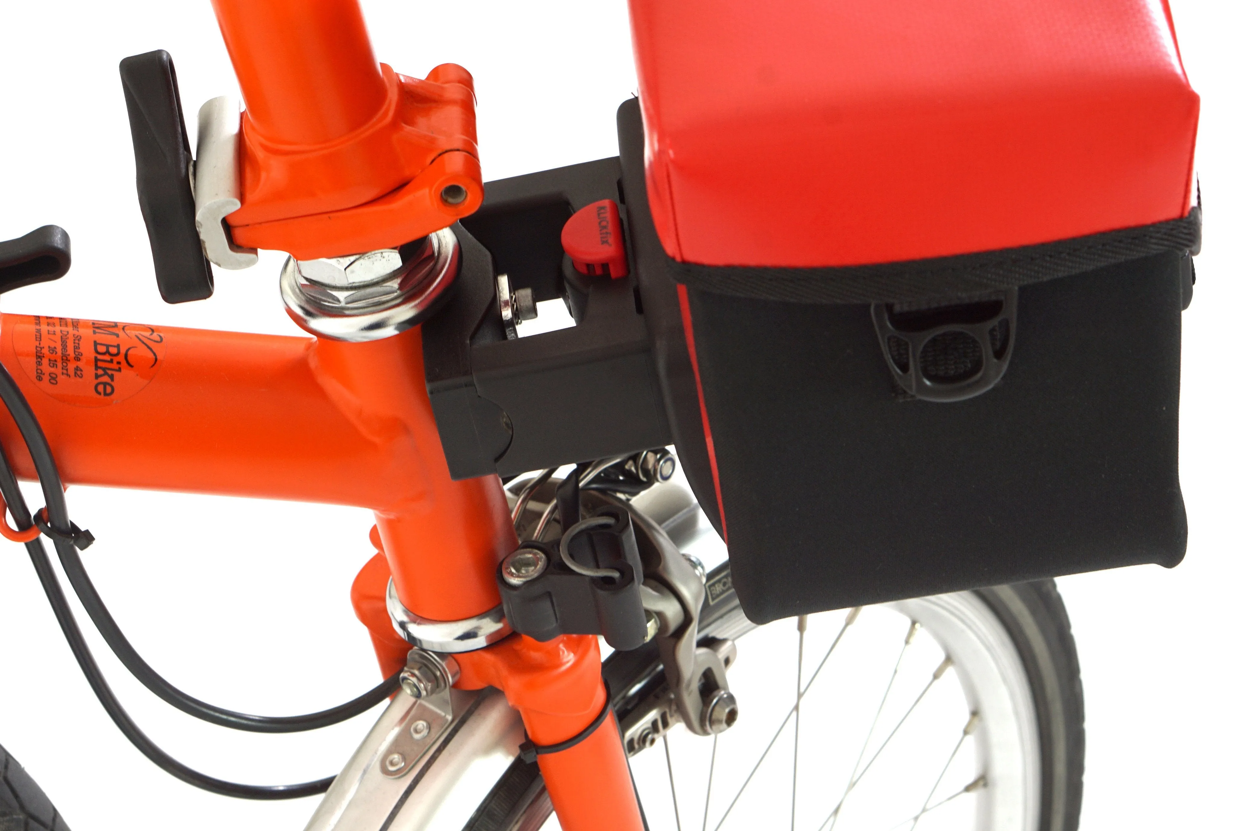 Handlebar Bag Waterproof with Brompton Plate