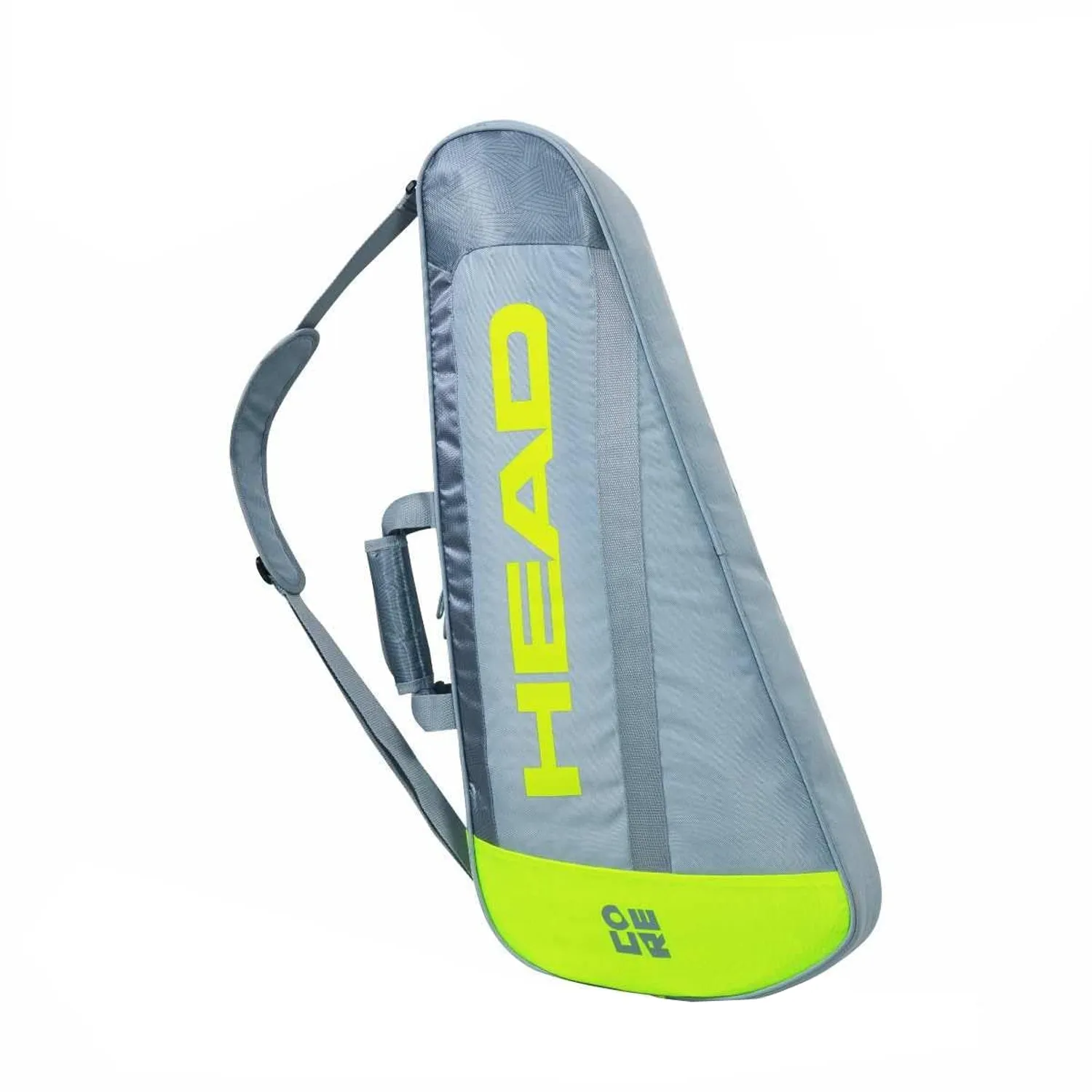 Head Core 6R Combi Tennis Kit Bag, Grey/Neon Yellow