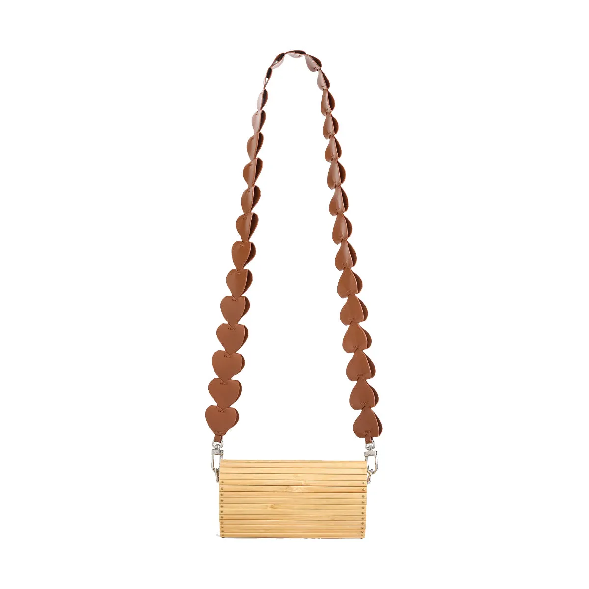 Heart Bamboo Bag 'Brown'