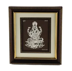 Hem Jewels 999 Pure Silver Lakshmi Frame for Gift and Home Décor (5 x 6 Inches)