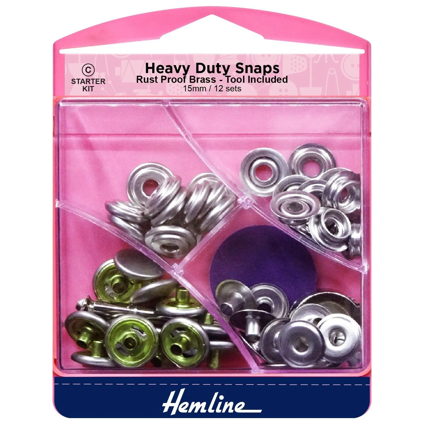 Hemline Heavy Duty Snaps