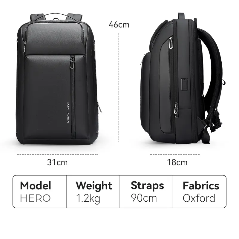 HERO: Daily Use 15.6 Inch Laptop Backpack