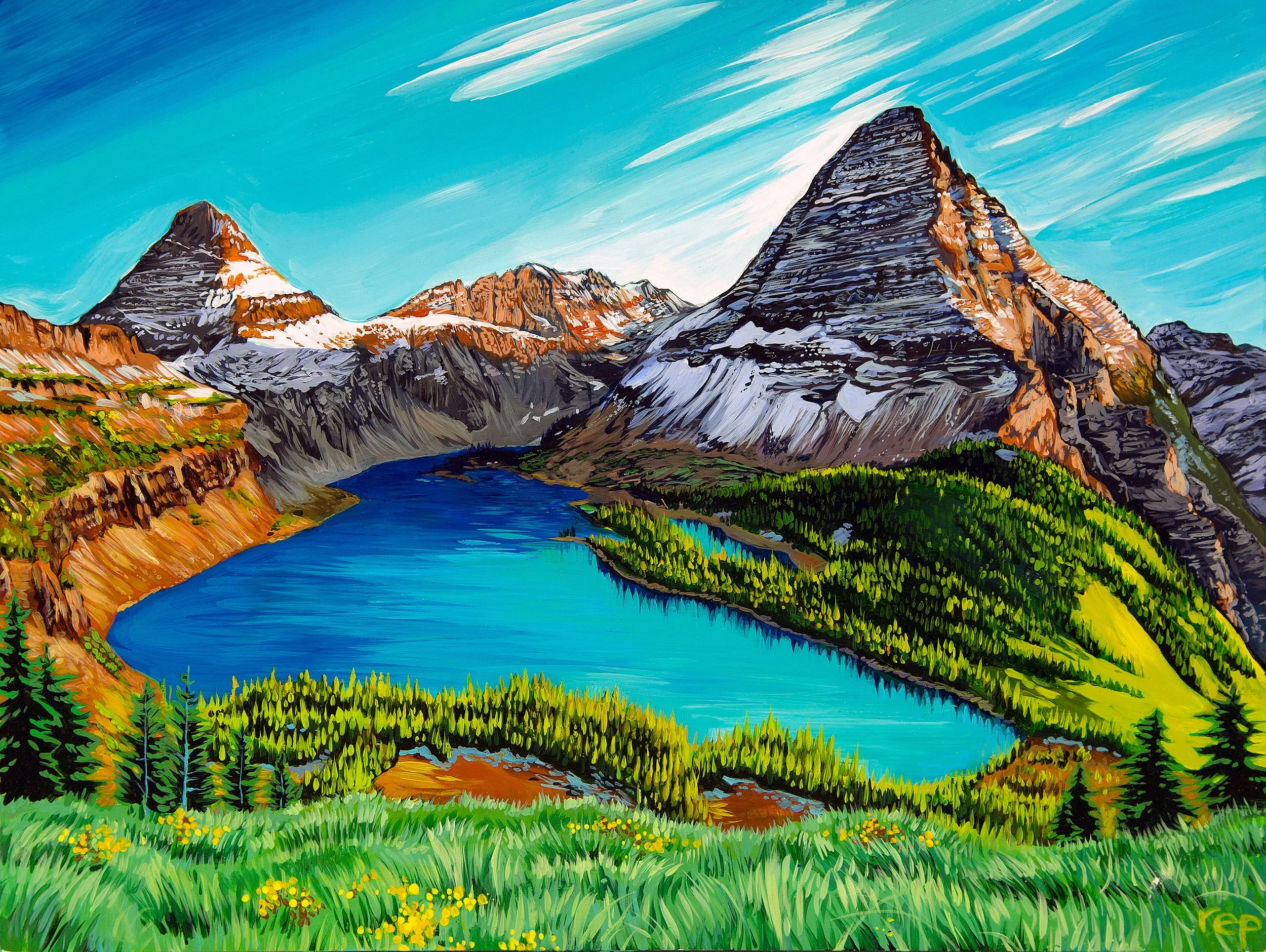 Hidden Lake // Giclee Paper Print