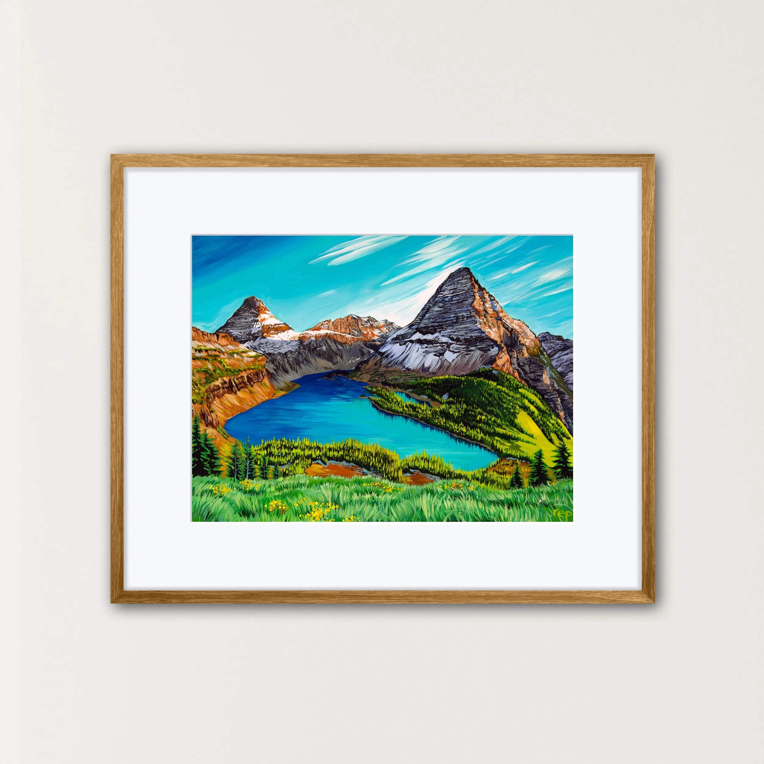 Hidden Lake // Giclee Paper Print