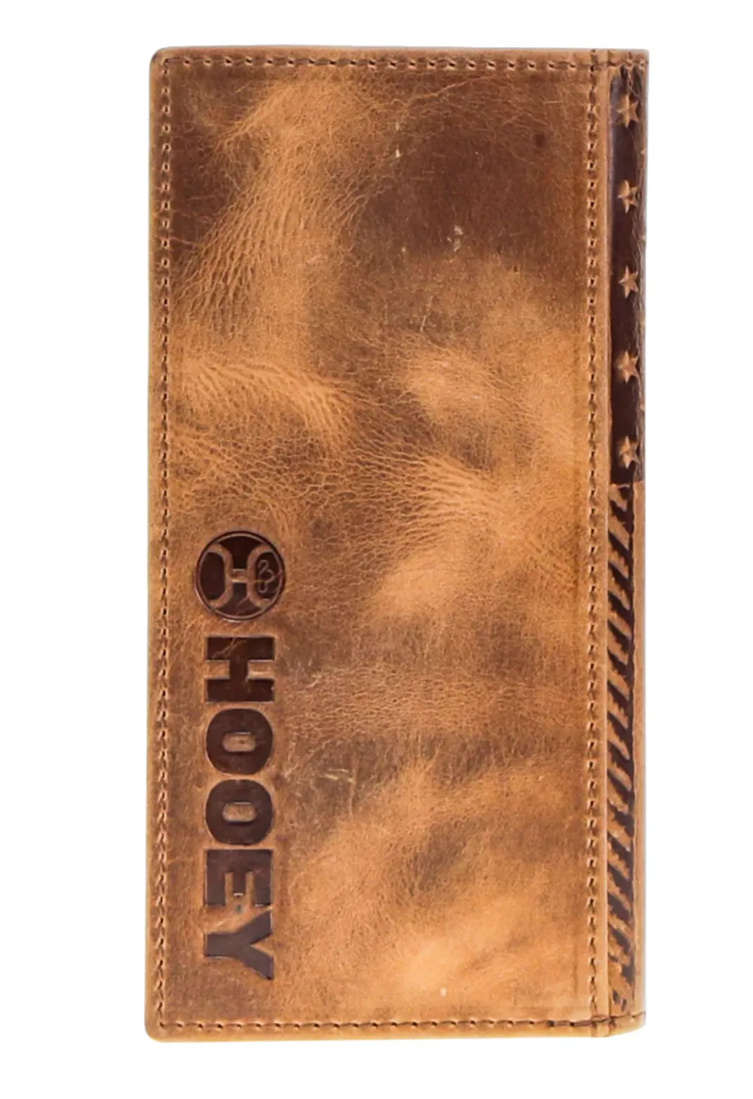 Hooey "Liberty Roper" Embossed Tan Leather Rodeo Wallet HW028-TN