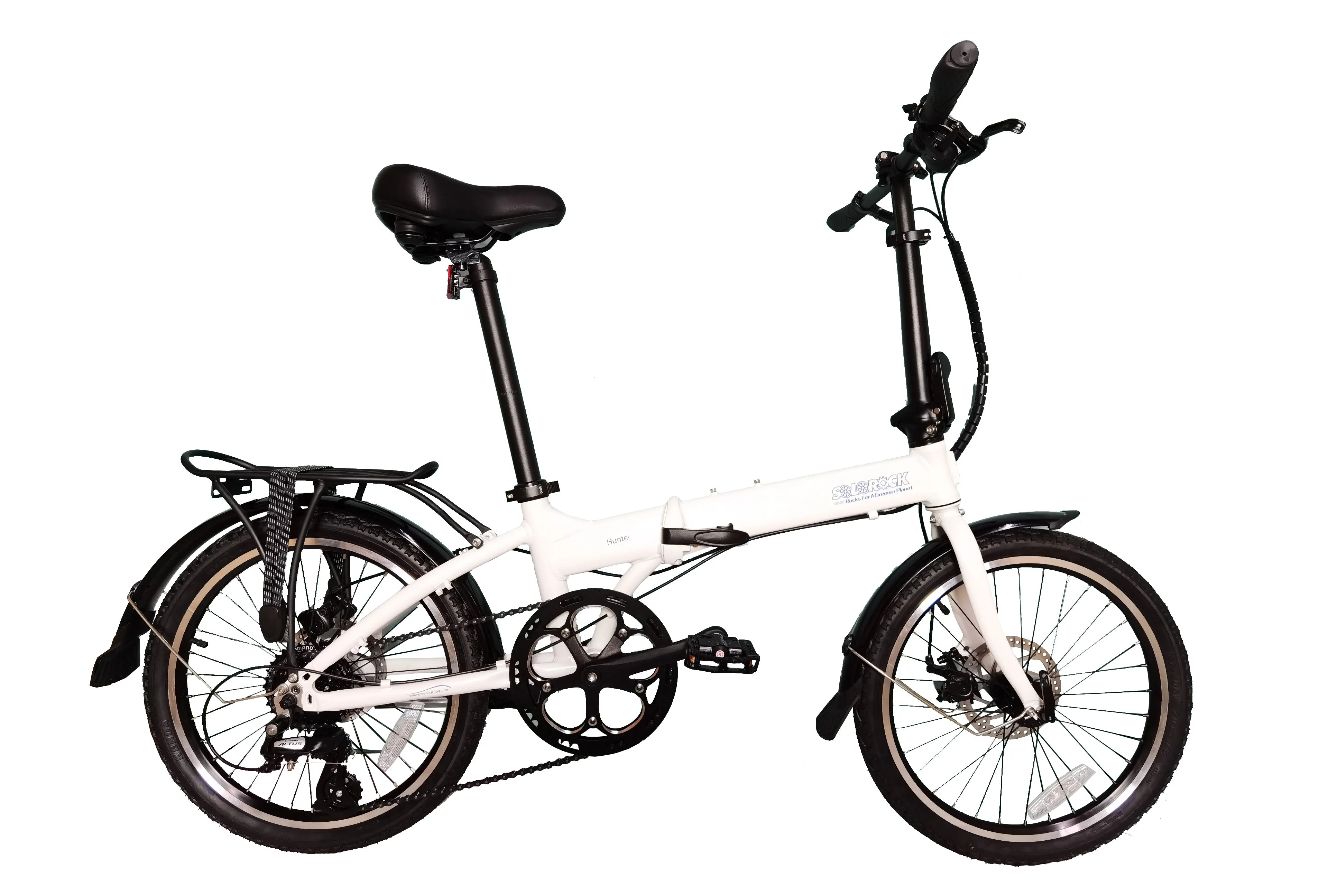 Hunter - SOLOROCK 20" 8 Speed Aluminum Folding Bike