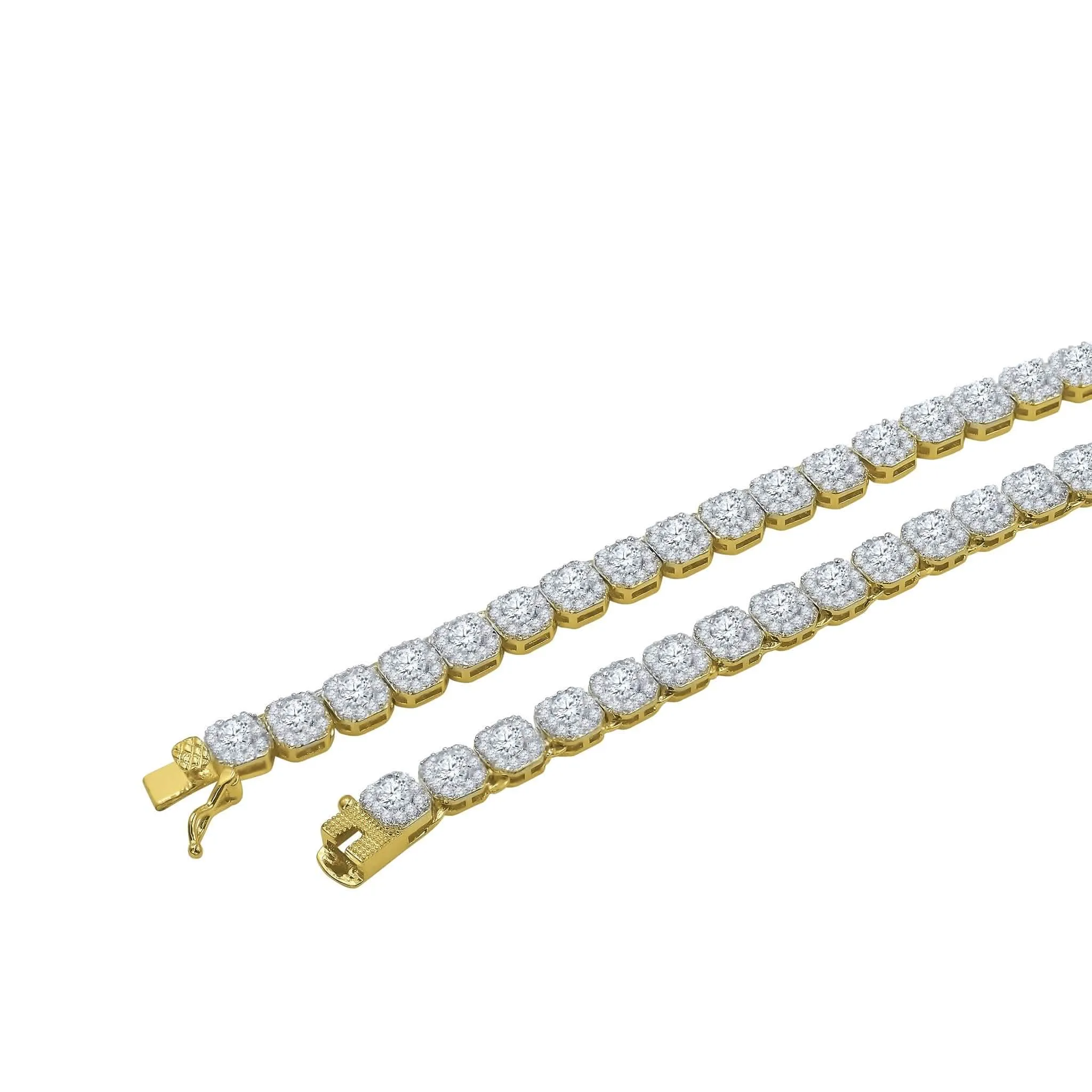 ICECUBE 5 MM Square Tennis Chain - Luxurious Elegance Redefined