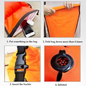 Inflatable Dry Swimming Floating Bag