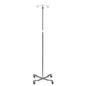 IV Pole with 4-legs and 2-Hooks