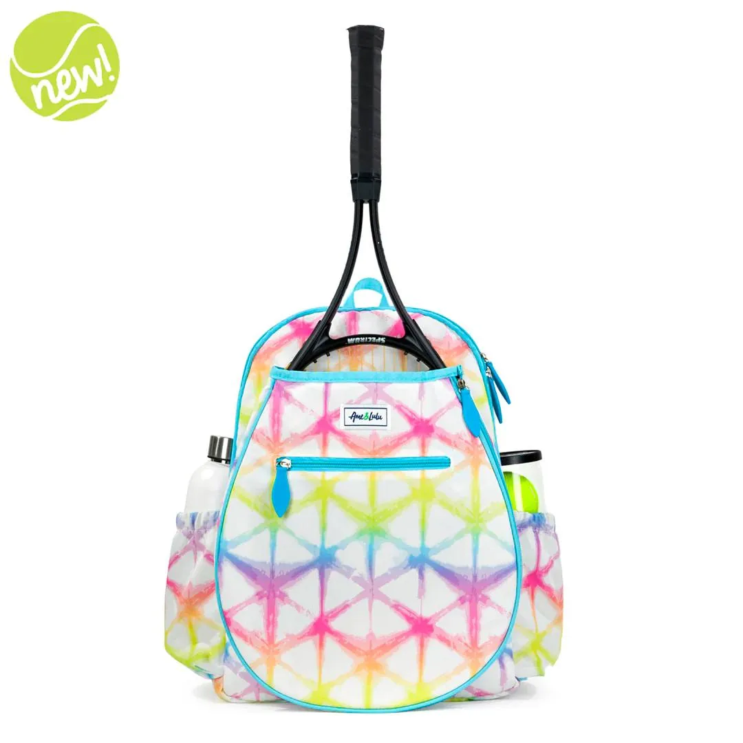 Junior's Love Tennis Backpack Rainbow Shibori