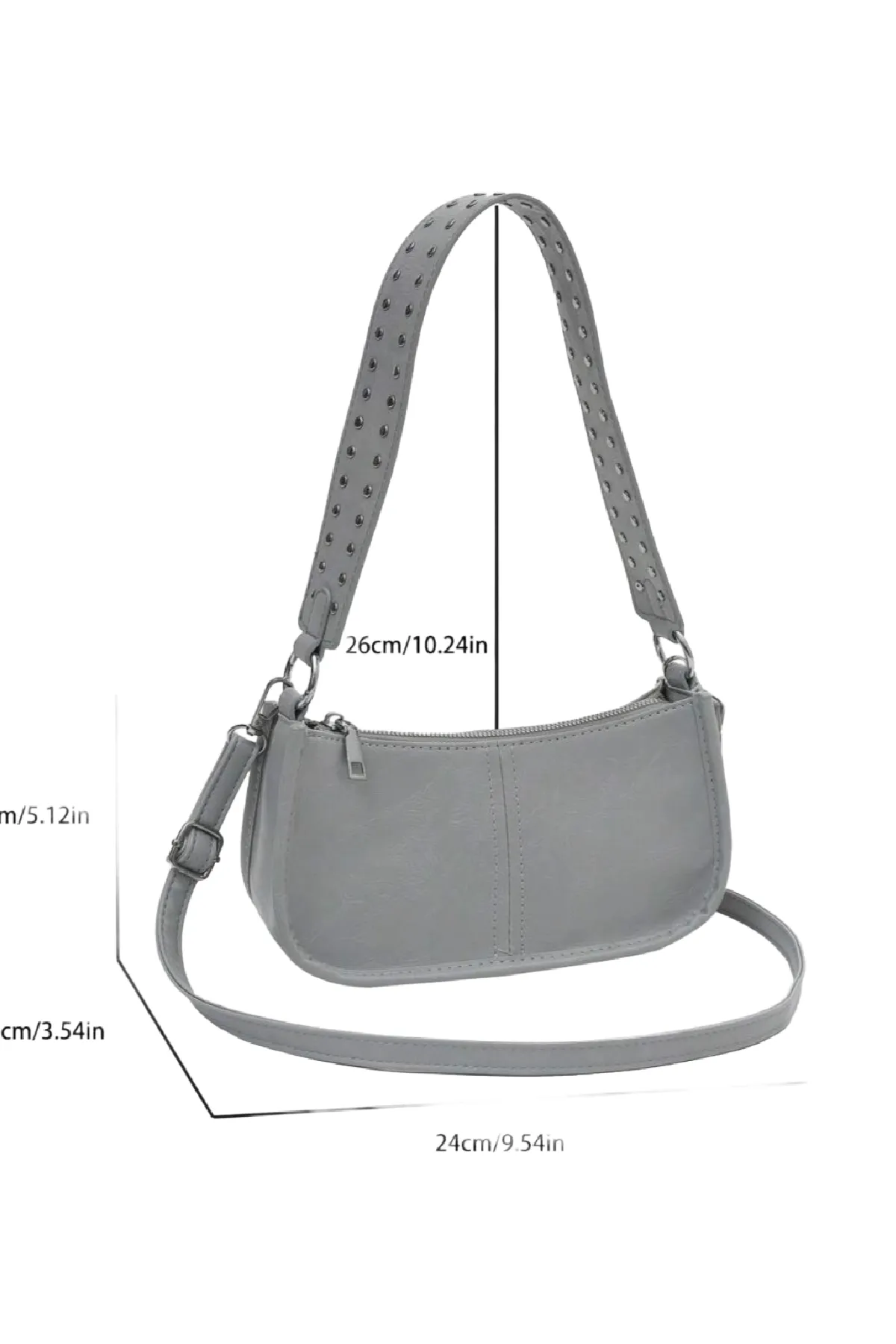 Kaia Shoulder Bag (Grey)