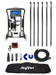 Kerrick SkyVac Panda 440 Three Motor Wet and Dry Vacuum Cleaner Kit for Gutter Cleaning