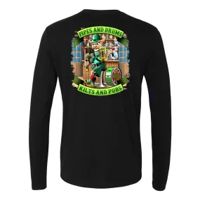 Kilts and Pubs Premium Firefighter Long Sleeve Shirt